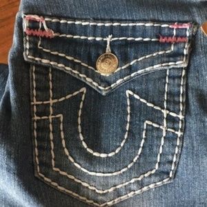 True Religion Gray Joey Super T Skinny Jeans Pant